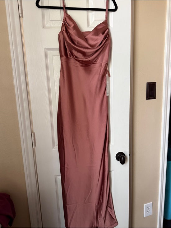 Revelry Dresses & Skirts - Revelry Skye Satin-Desert Rose NWT